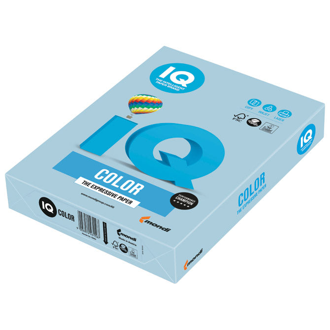 Papir ilk iq pastel a4  80g pk500 mondi obl70 ledena barva