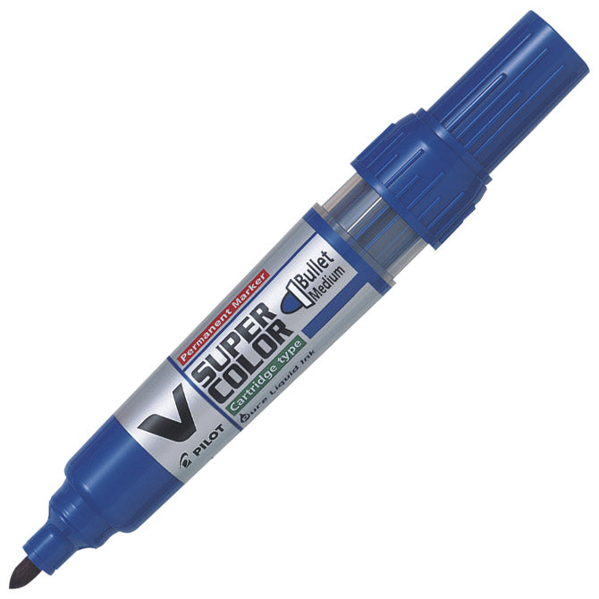 MARKER PERMANENTNI 0,9MM OKRUGLI VRH V SUPER COLOR BEGREEN PILOT SCA-VSC-M-BG PLAVI
