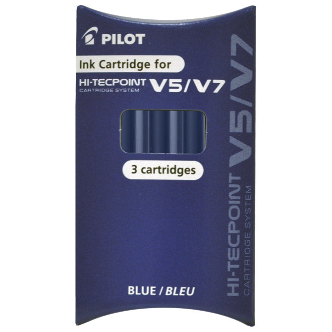 Roler 0,7mm hi-tecpoint v7 cartridge begreen pilot bxc-v7-bgplavi - set refila gratis!!