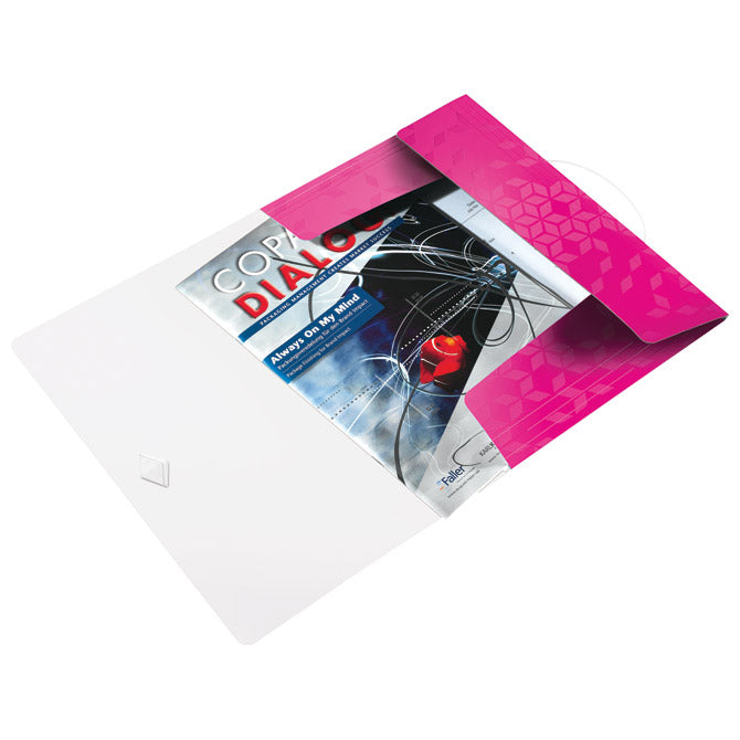 FASCIKEL MAPA Z GUMICO PP A4 WOW LEITZ 45990123 ROZA