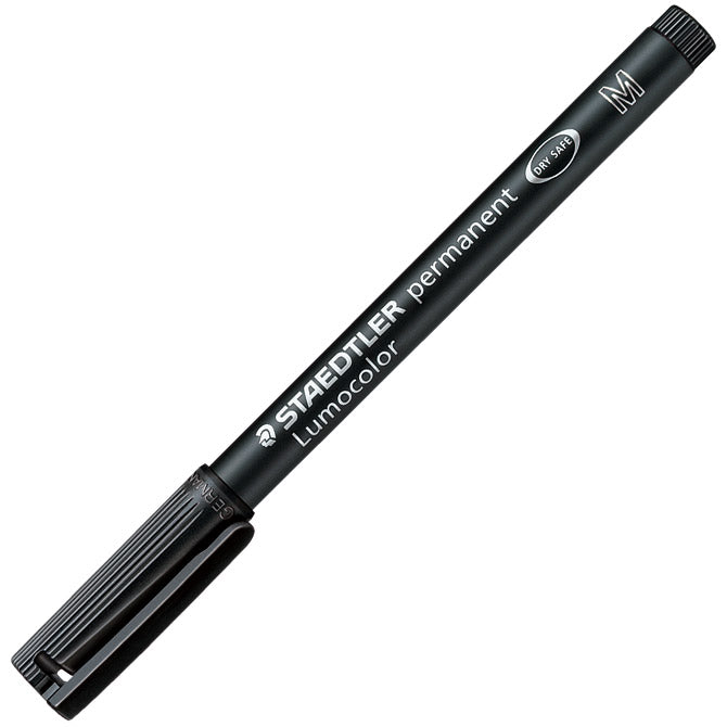 Marker permanentni 1mm reciklirani Lumocolor Staedtler 317-9 crni
