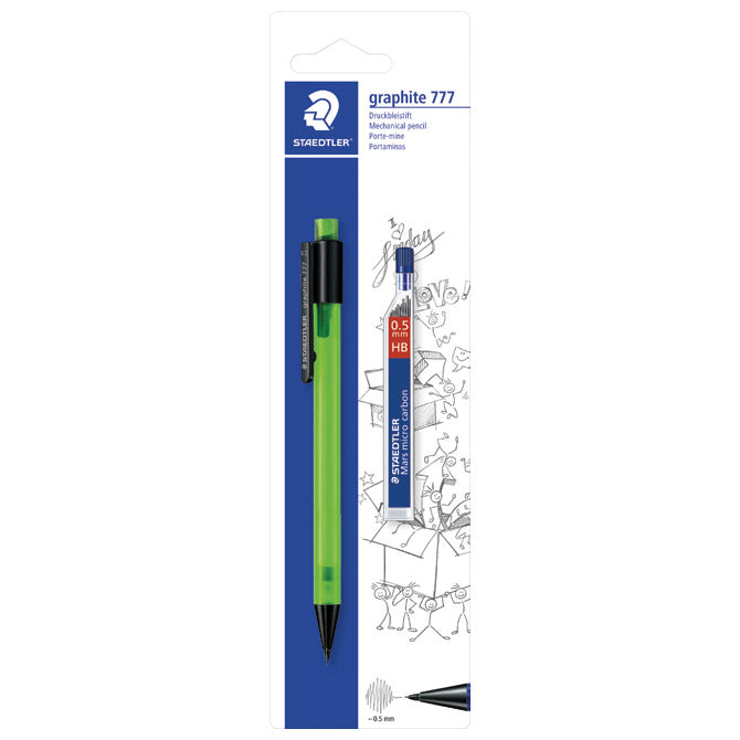 OLOVKA TEHNIČKA 0,5 MM GRAPHITE PLUS MINA STAEDTLER 7775BK25DA BLISTER
