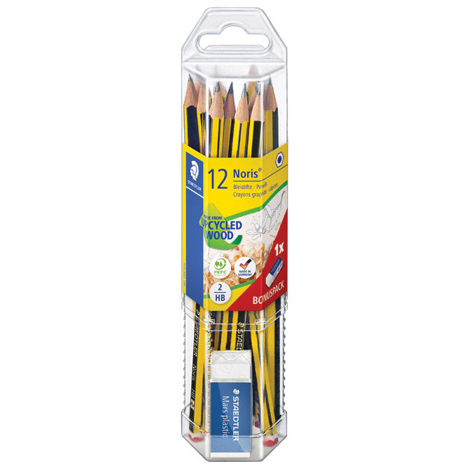 OLOVKA GRAFITNA HB NORIS PK12 PLUS GUMICA STAEDTLER 61 120P1 BLISTER