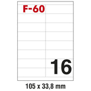 ETIKETE ILK 105X33,8MM PK100L FORNAX F-60