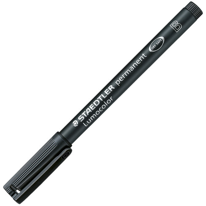 MARKER PERMANENTNI 1-2,5MM RECIKLIRANI LUMOCOLOR STAEDTLER 314-9 CRNI