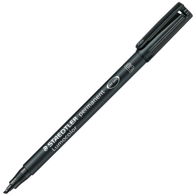 MARKER PERMANENTNI 1-2,5MM RECIKLIRANI LUMOCOLOR STAEDTLER 314-9 CRNI