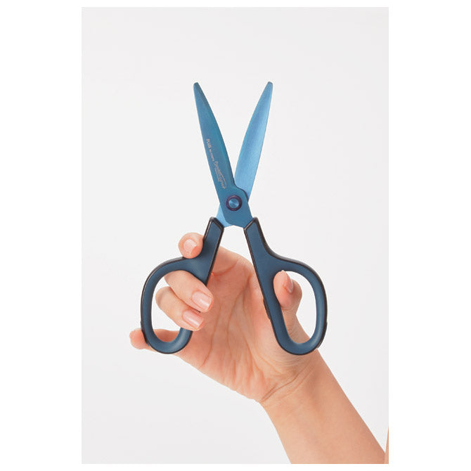 ŠKARE UREDSKE 17,5CM-TITANIJ FITCUT CURVE PREMIUM SC175STN PLUS.35057 TAMNO PLAVE BLISTER