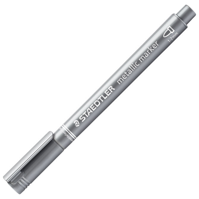 Marker nepermanentni 1-2mm metallic pen staedtler 8323-81 srebrni