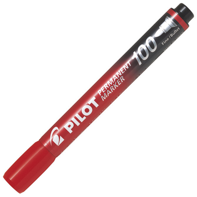 Marker permanentni 1mm okrugli vrh pilot sca-100-r crveni