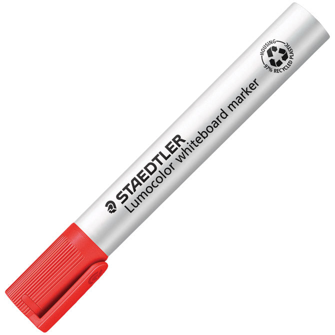 MARKER ZA BIJELU PLOČU 2-5MM RECIKLIRANI LUMOCOLOR STAEDTLER 351 B-2 CRVENI