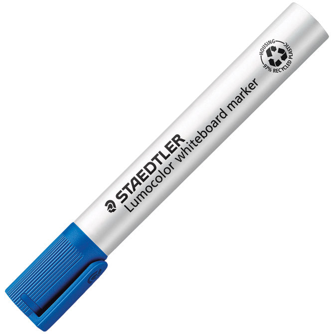 MARKER ZA BIJELU PLOČU 2-5MM RECIKLIRANI LUMOCOLOR STAEDTLER 351 B-3 PLAVI