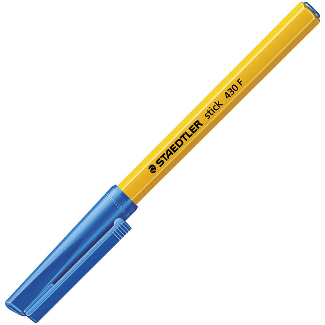 Olovka kemijska stick staedtler 430 f-3 plava