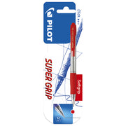 Kemični svinčnik super grip pilot bpgp-10r-m rdeča blister