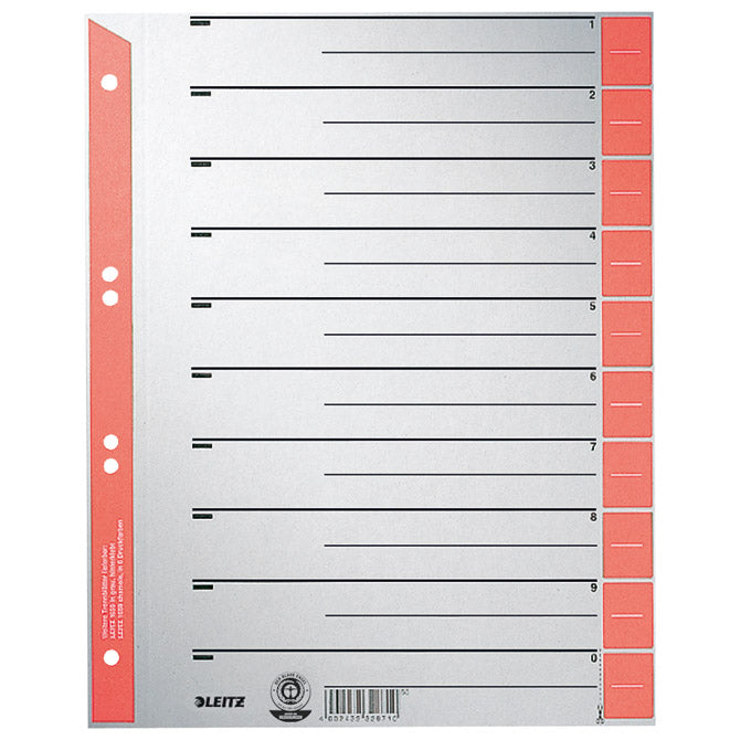 KARTONSKA PREDALČNIK A4 LEITZ 16520325 RDEČA