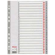 Pregrada plastična a4 brojevi 1-31 esselte 100108 siva
