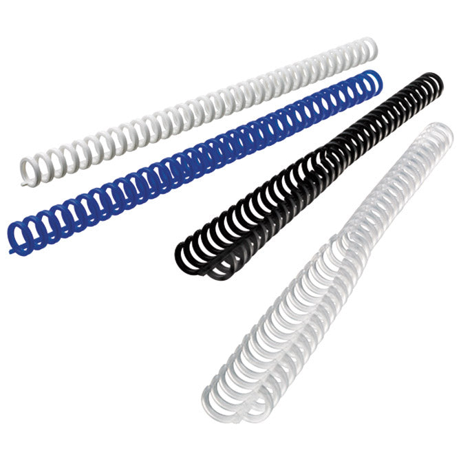 Spirala plastična klik fi-12mm pk50 gbc 388057e bijela