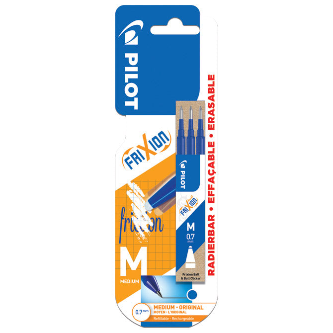 Vložek za roler 0,7 mm frixion piši-briši pk3 pilot modri blister