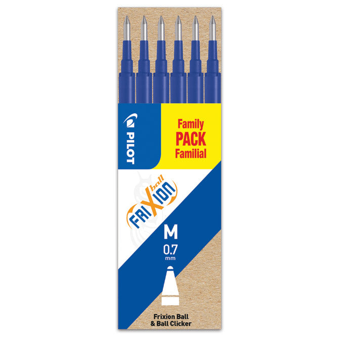 Vložek za roler 0,7 mm frixion piši-briši pk6 pilot bls-fr7-l-s6 modra