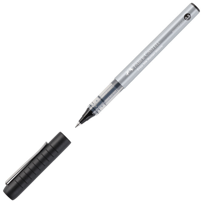 ROLER 0,2 MM MICRO (0,5 MM) FREE INK FABER-CASTELL 348502 CRNI