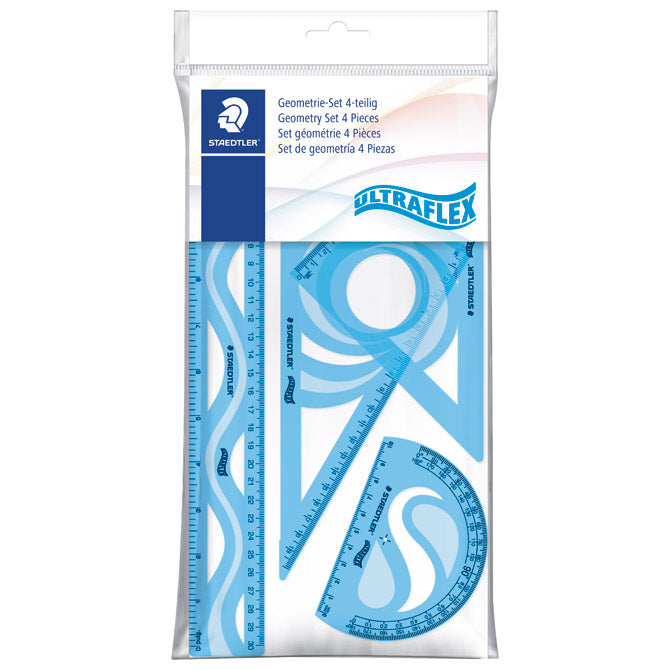 GEOMETRIJSKI SET 1/4 ULTRAFLEX STAEDTLER 569PB4UF-S SORTIRANO BLISTER