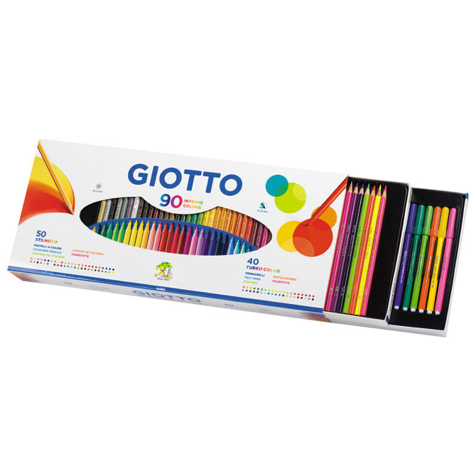 Boje drvene  50boja giotto stilnovo  plus  flomaster 40boja giotto turbo colour fila 2575