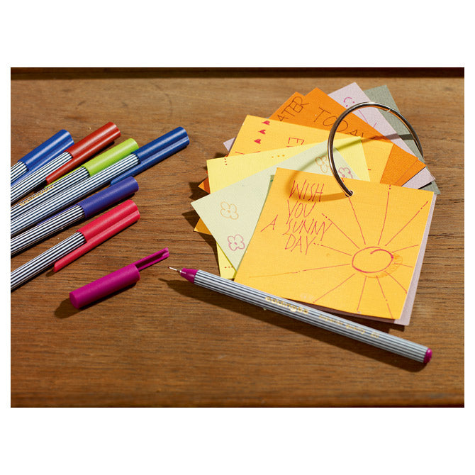 Flomaster fineliner 0,3mm edding 55 plavi
