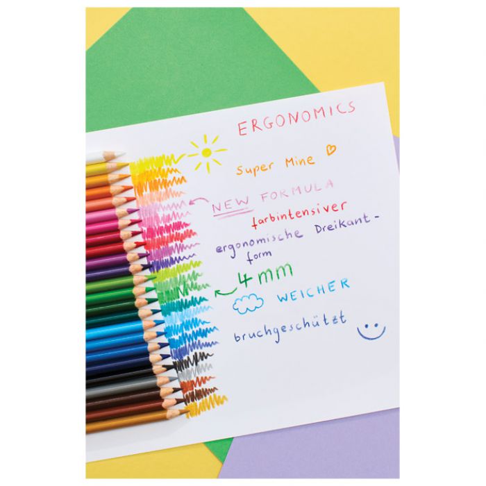 BOJE DRVENE  12BOJA TROKUTASTE FABER-CASTELL 116512 BLISTER