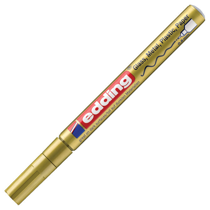 MARKER PERMANENTNI SJAJNI LAKIRAJUĆI 0,8MM EDDING 780 ZLATNI