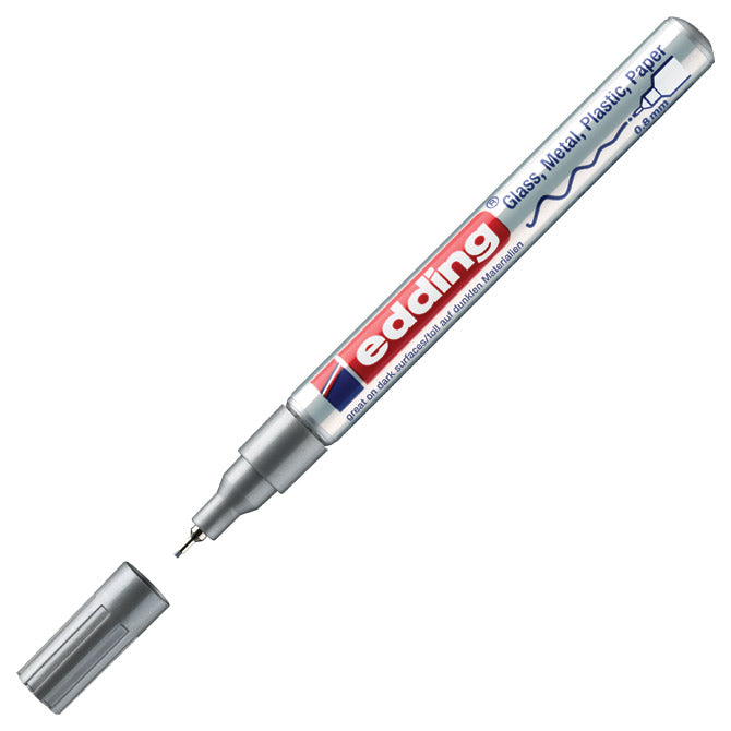 MARKER PERMANENTNI SJAJNI LAKIRAJUĆI 0,8MM EDDING 780 SREBRNI
