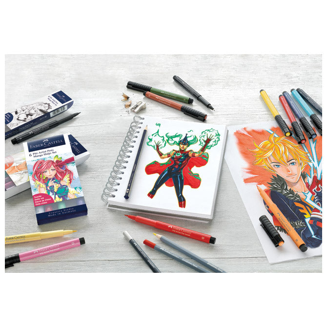 Set crtaći comic ilustration pk15 faber castell 167195