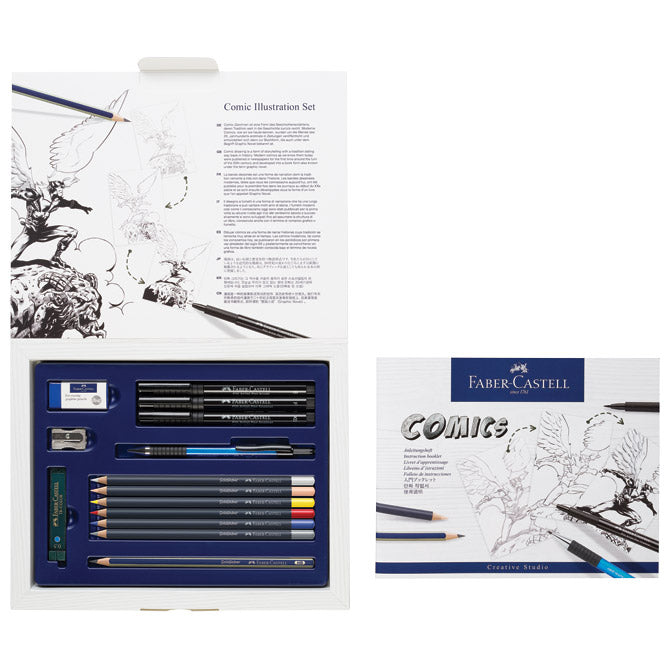 Set crtaći comic ilustration pk15 faber castell 167195