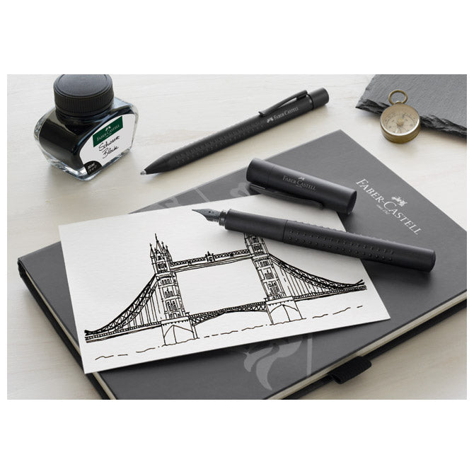 NALIVPERO GRIP 2011 (M) EDITION FABER CASTELL 140960 MAT CRNO