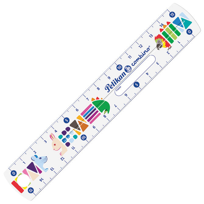 RAVNALO PVC 15 CM FLEKSIBILNO COMBINO PELIKAN 811224 BLISTER