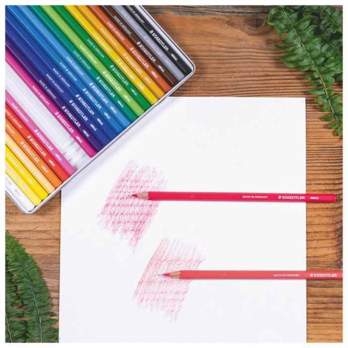 BOJE DRVENE-VODENE  24BOJE METALNA KUTIJA AQUARELL DESIGN JOURNEY STAEDTLER 14610C M24