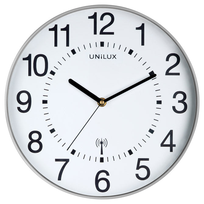 SAT ZIDNI FI-30,5CM WAVE UNILUX 400094562 SREBRNI