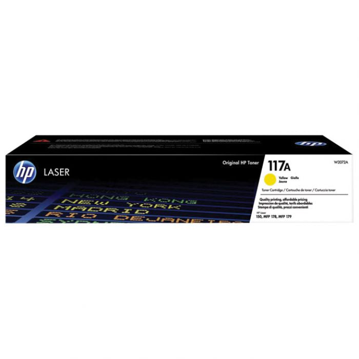 TONER HP.W2072A,LJ 150/MFP178/179 (117A) ORIGINAL ŽUTI