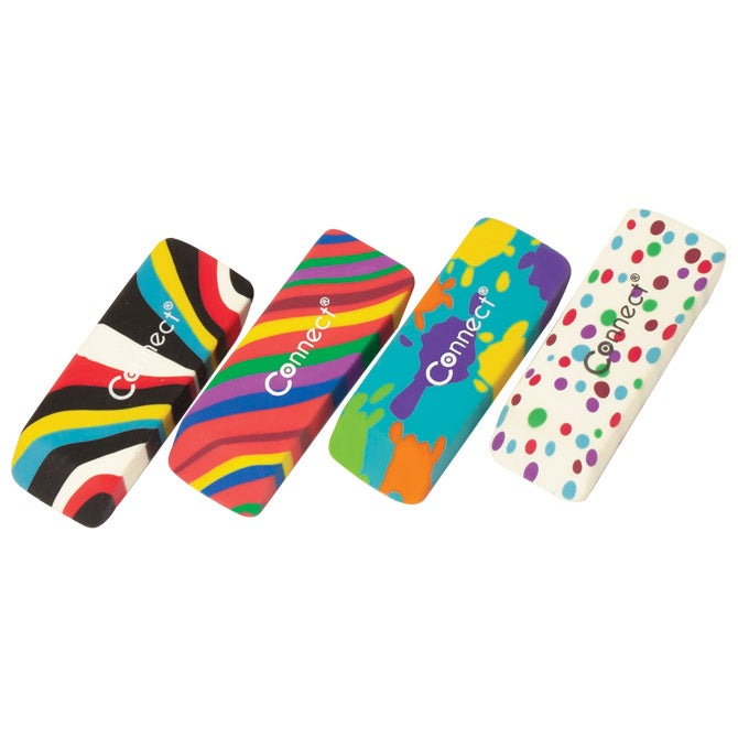 GUMICA SINTETIČKA MULTICOLOUR PK4 CONNECT BLISTER
