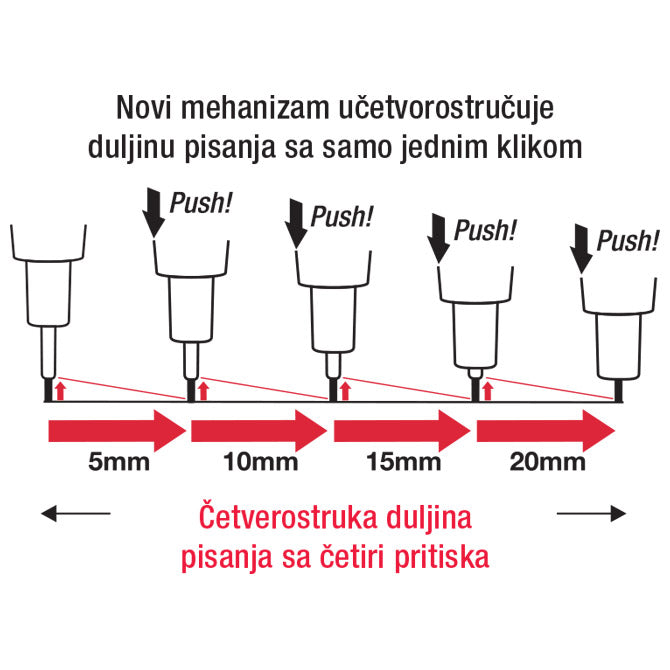 OLOVKA TEHNIČKA 0,5 MM GRIP PROTTI PENAC MP0105-BL-03 PLAVA