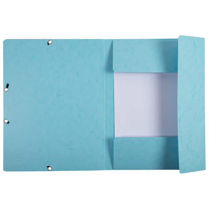 FASCIKL KLAPA S GUMICOM KARTON A4 AQUAREL EXACOMPTA 55528E PASTELNO PLAVA
