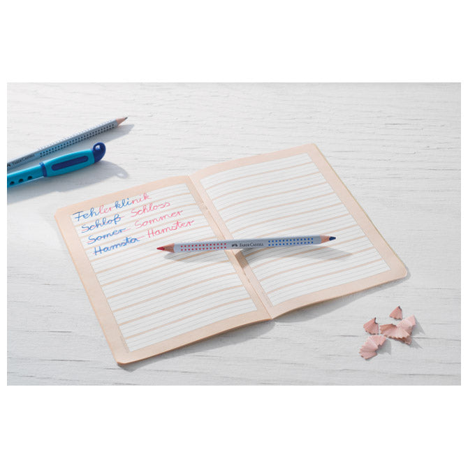 Boje drvene jumbo grip faber castell 110910 crvena/plava