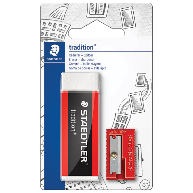 Radirka+šilček Staedtler 526 T-S1BK blister