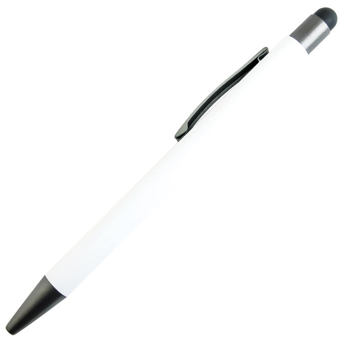 Olovka kemijska metalna gumirana plus touch pen yfa 2665c bergen sha.bijelo/antracit