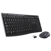 TIPKOVNICA  PLUS  MIŠ BEŽIČNI MK270 LOGITECH CRNA