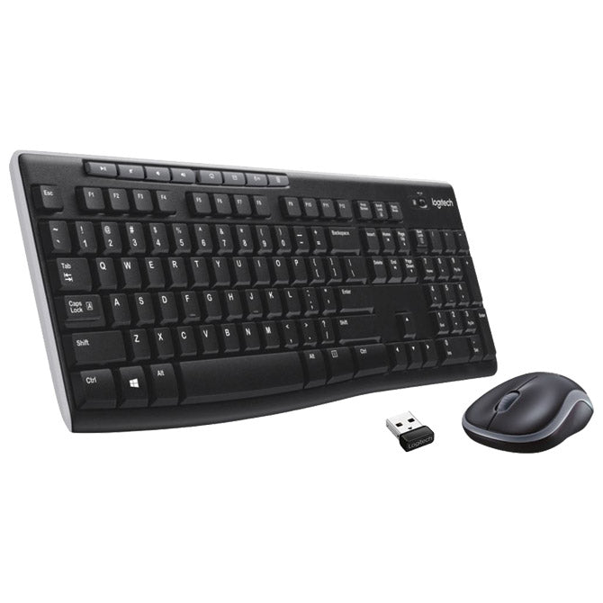 TIPKOVNICA  PLUS  MIŠ BEŽIČNI MK270 LOGITECH CRNA