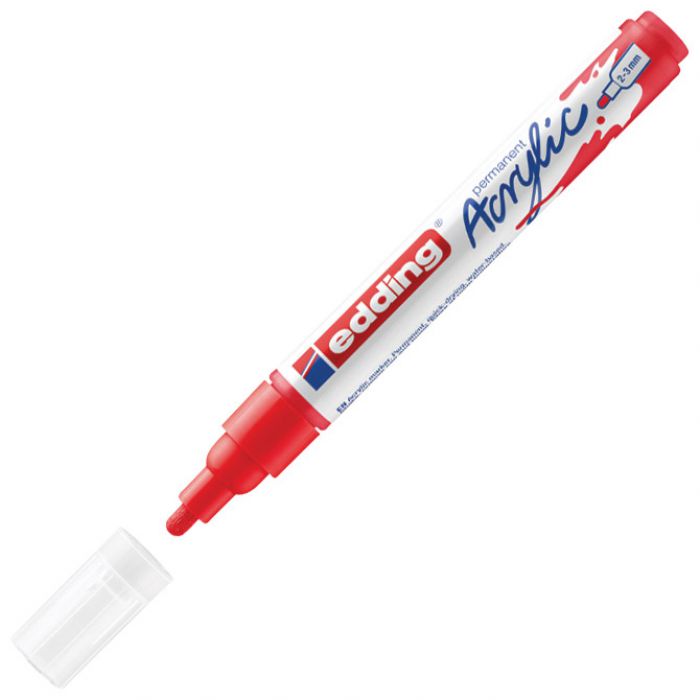 MARKER AKRILNI 2-3 MM EDDING 5100902 CRVENI