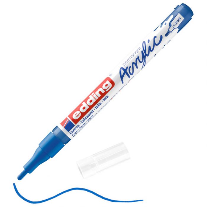 MARKER AKRILNI 1-2 MM EDDING 5300903 PLAVI