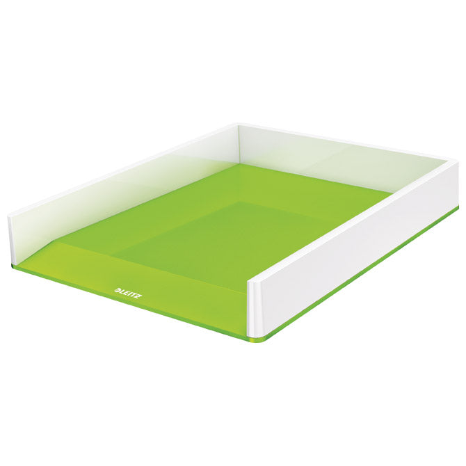 Predalnik za spise wow leitz 53611054 belo-zelen