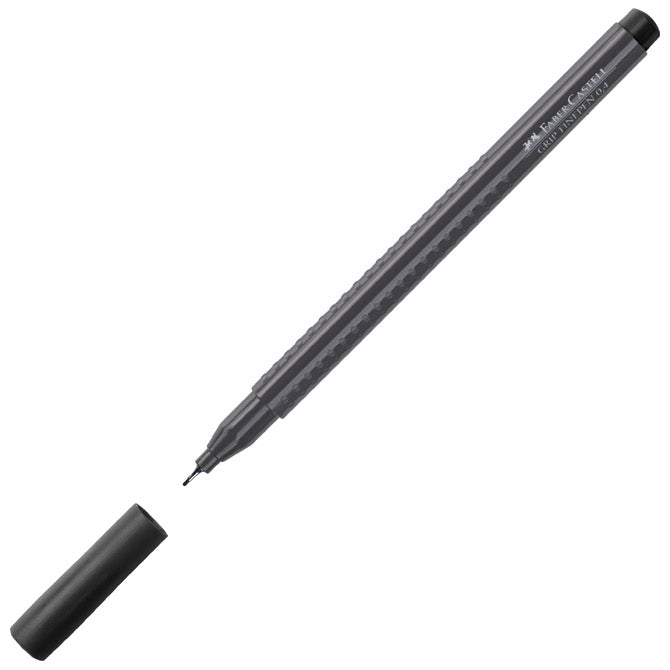 Flomaster fineliner 0,4mm grip faber castell 151699 crni