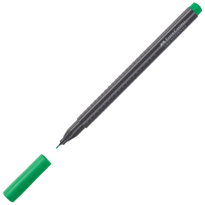 Flomaster fineliner 0,4mm grip faber castell 151663 zeleni