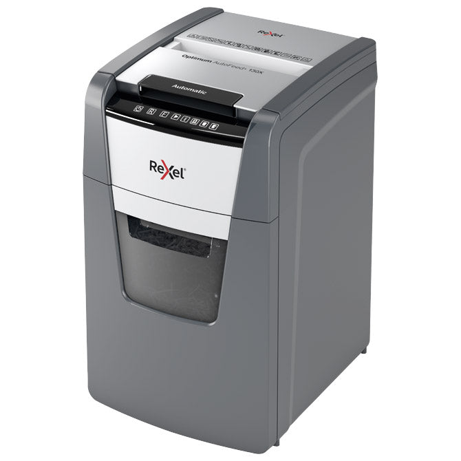 UNIČEVALNIK DOKUMENTACIJE 130 (ROČNO 8) LISTOV CROSSCUT OPTIMUM AUTO FEED PLUS 130X REXEL 2020130XEU
